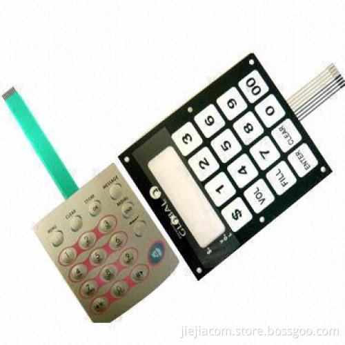 4 x 4 keys membrane keypad switch, Digital tactual